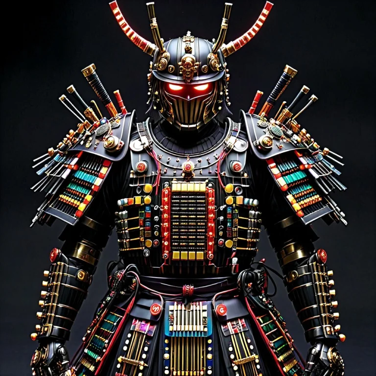 Transistors, A Traditional Japanese Samurai Suit Of Armor Ma...