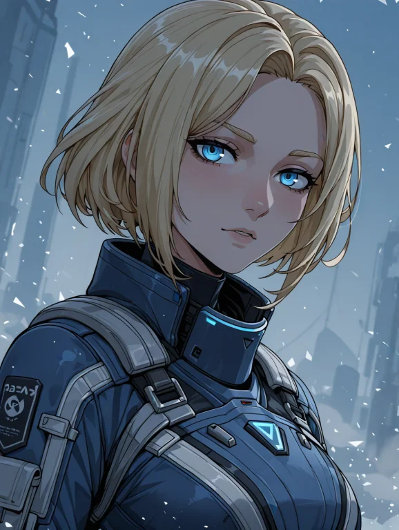 A Woman With Blonde Hair And Blue Eyes,loravalyrian Lord0.0,...