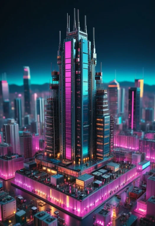 8k, Raw Digital Photo, Tilt Shift Photography, Diorama Style...