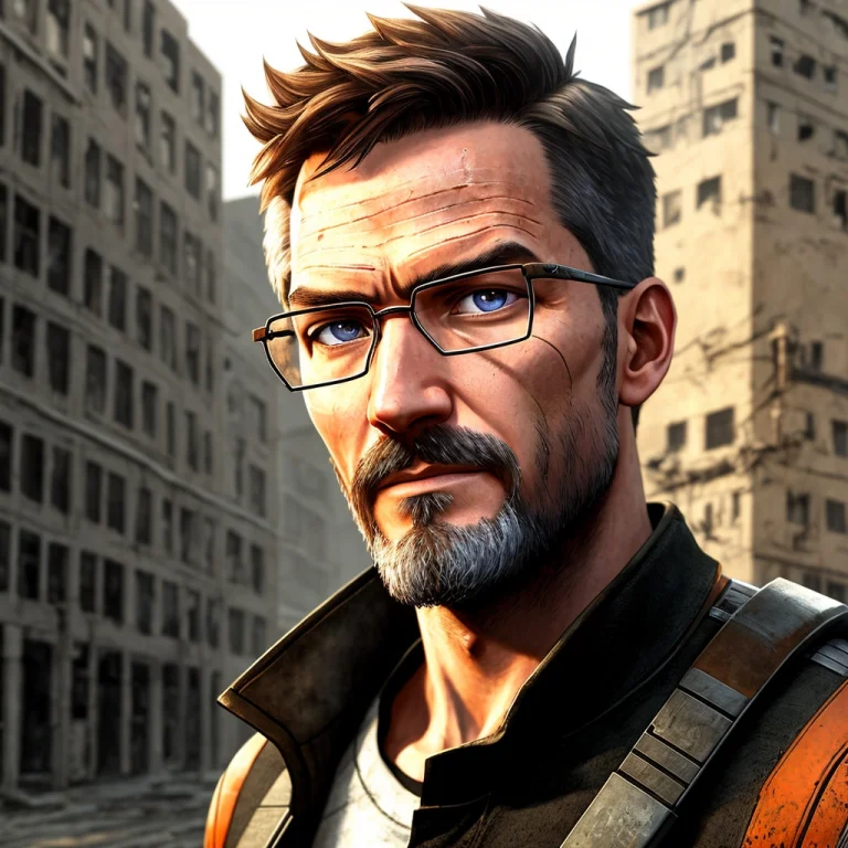 Masterpiece, Gordon Freeman, Highly Detailed Eyes And Hair,...