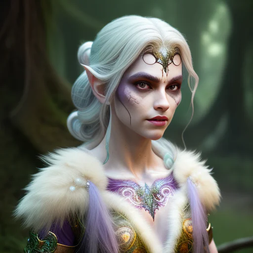 Highly Detailed Photo Of Mysterious Shy, Curious Hyperborean...