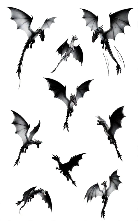 Tattoostencil This Digital Illustration Features A Collectio...