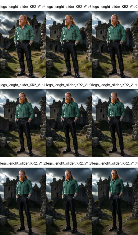 An Older Scottish Man With Long Orange Hair And A Three-day...