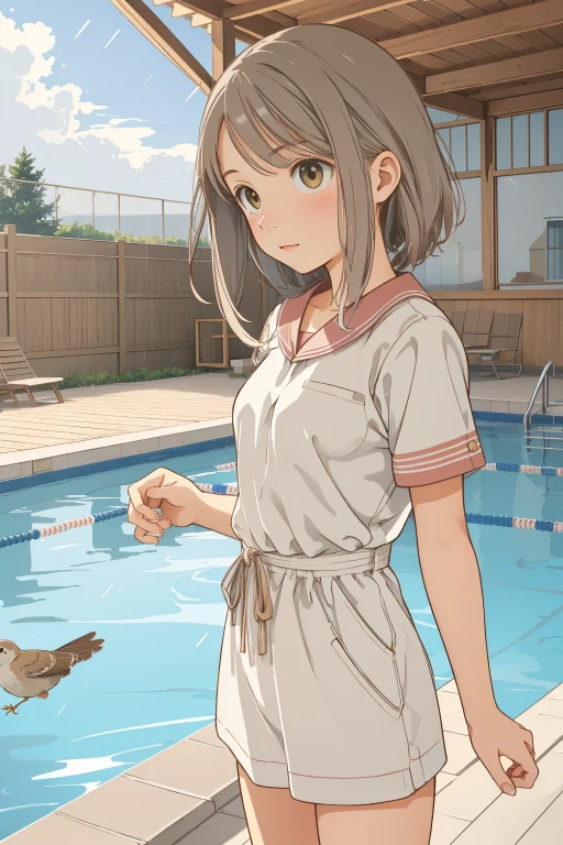 1girl, Loramagotsuki0.8, Art By Eric Ravilious1.2 , Anime, S...