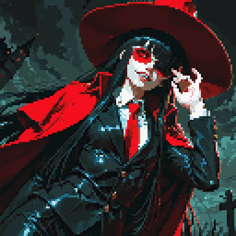 Amazing Quality,masterpiece,pixel Art,sraim Style,black,them...
