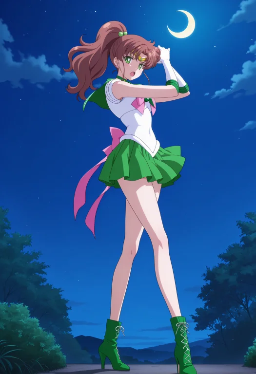 Anime Coloring, Masterpiece, Best Quality, Outdoors, Night,...