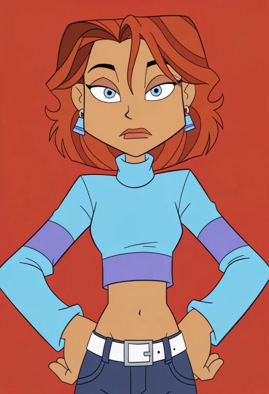 --- Xmarlox, Tanskin, --- Blueeyes, Redhair, Earrings, --- S...