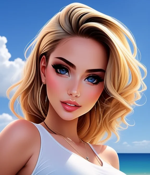 Beautiful Young Woman, Beautiful Young Woman, Beautiful Youn...