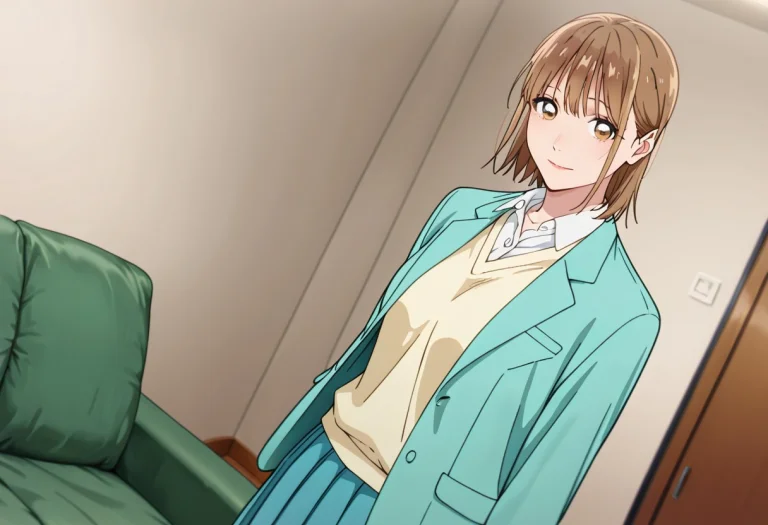 Masterpiece, Best Quality, Manga Coloring, 1girl, Solo, Look...