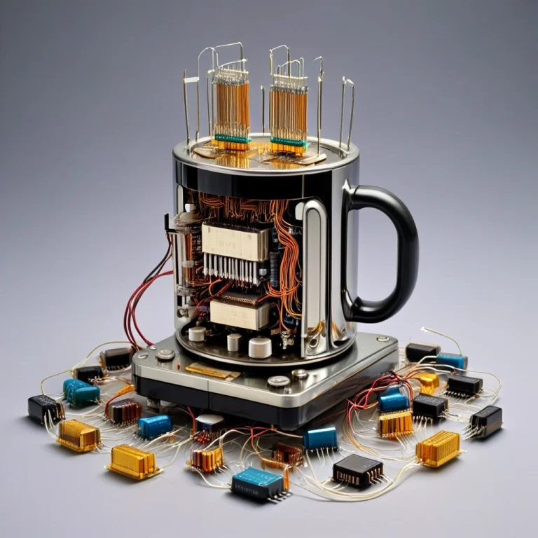 Transistors,machine,cup