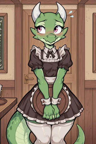 Kobold, Furry Dragon, Tail, Shortstature0.2, Sorc, Sorcerush... — Stable Diffusion AI Prompt: kobold, furry dragon, tail, short_stature:0.2, sorc, sorcerushorserus, slim, cut...