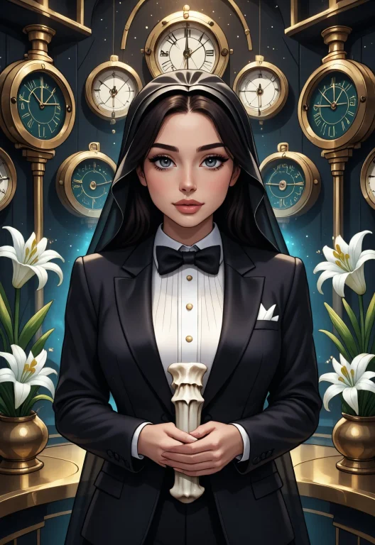 A Ritual Chamber Filled With Hundreds Of Clocks All Stopped...