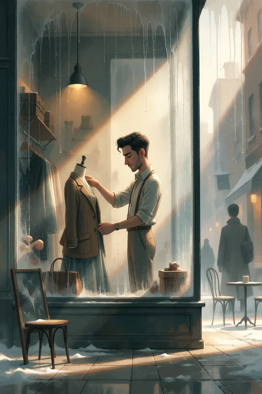 Strangedaal. Atmospheric Morning Scene Through The Fogged Gl...