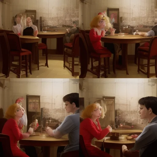A Sad Clow At Pub, Movie Sequence