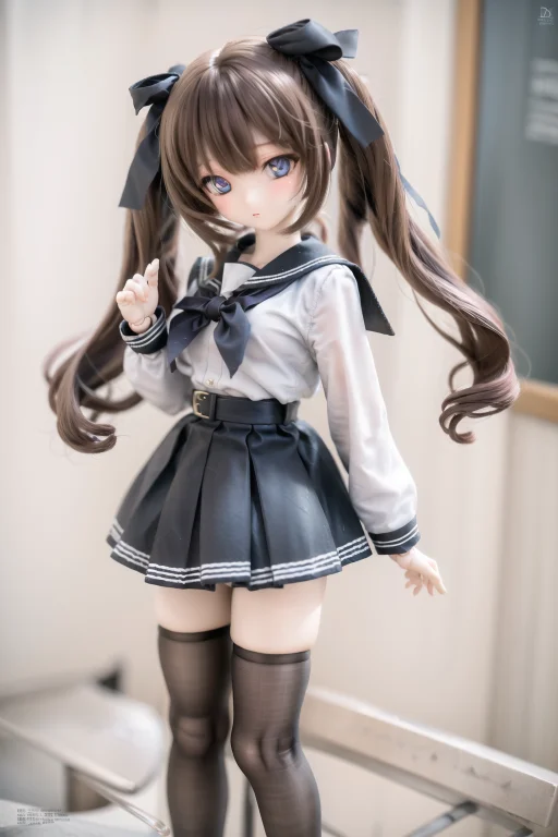 Hires,doll, Dd,joints, 1girl,detailed Eyes,school Uniform, L...