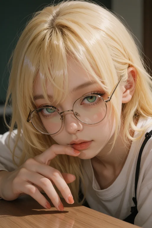 一张风格唯美、慵懒的二次元（动漫）插画。具体细节如下： 人物...