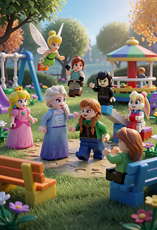 Lego World , L3g0 , Lego Minifig , A Playful Cinematic Lego-...