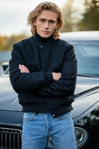This Is A High-resolution, Professionally Shot Portrait Of A... — Stable Diffusion AI Prompt: This is a high-resolution, professionally shot portrait of a young man with wavy...