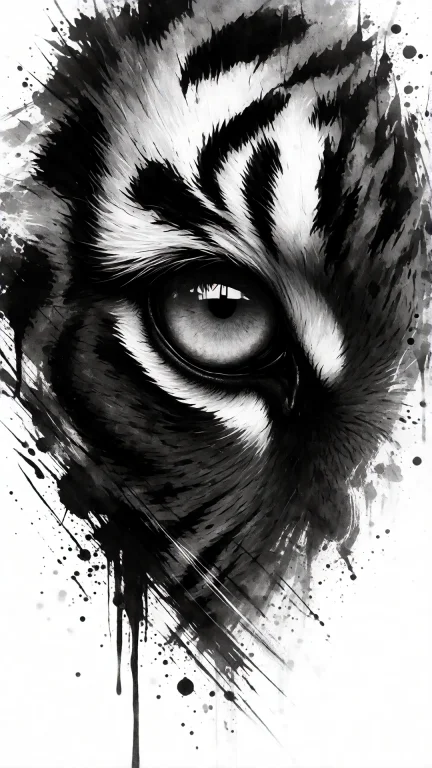 Ttattoostencil This Is A Black And White Digital Drawing Of...