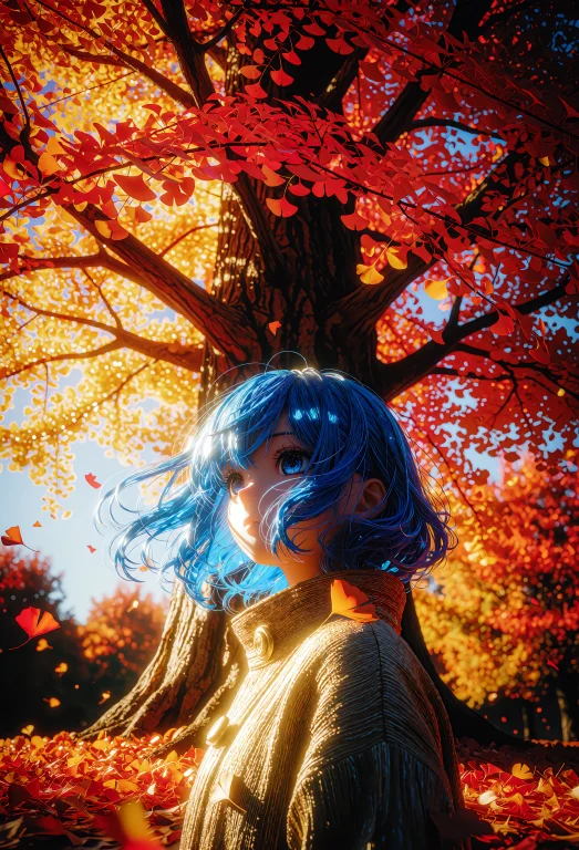 Zidiusart, A 2.5d Anime Style Key Visual Captures A Girl Wit...