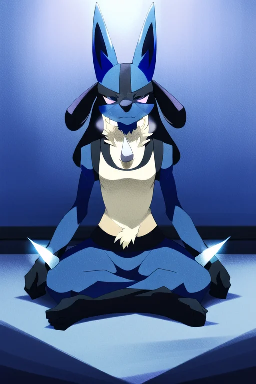 Lucario, Detailed, Professional Lights, Spikes, Centered, In...