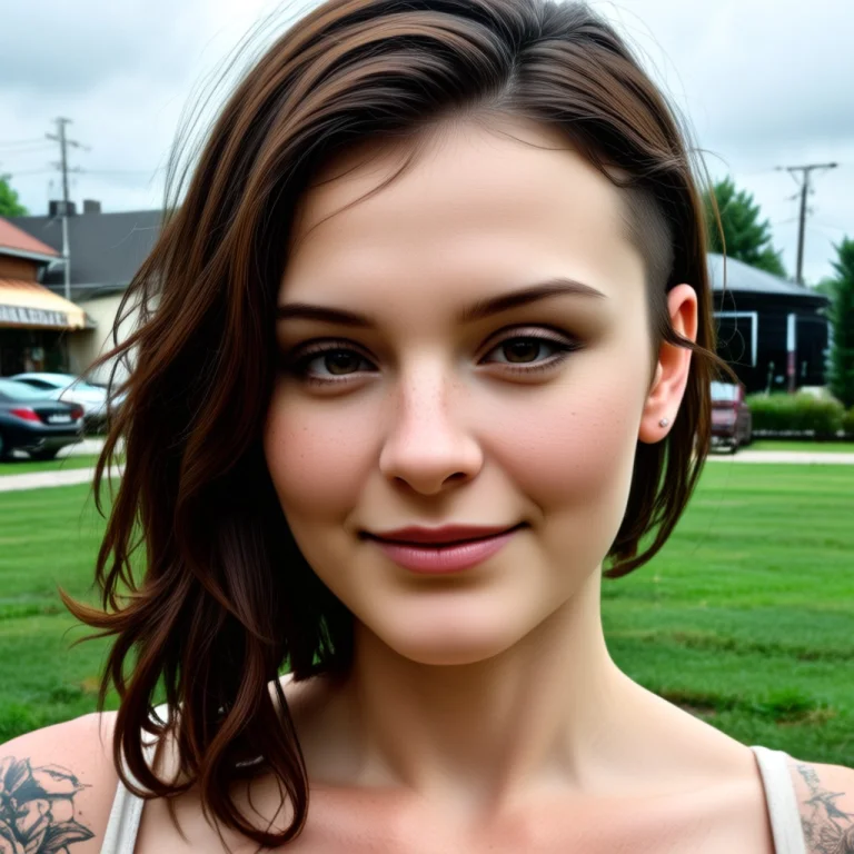 A Photo Of Silabel, Close-up Portrait, Facing Viewer, Soft S...