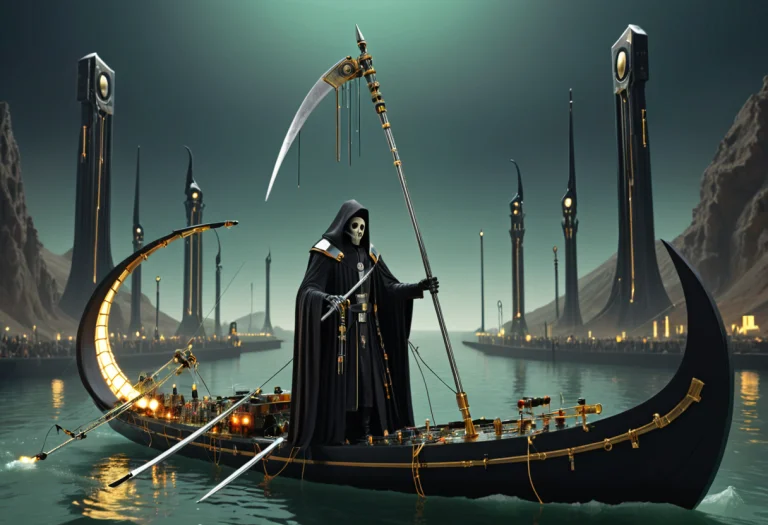 Transistors, Reach For The Reapers Scythe Sailing The River...