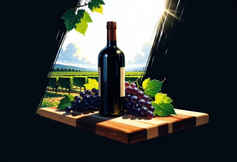 Safe, Masterpiece, Best Quality, Illustration A Single Wine...