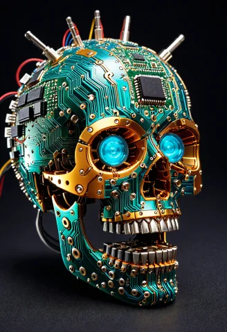 Loratransistorsxllora1,gyroid,gyroid Lattice,gyroid Fill,lau... — SDXL AI Prompt: ,gyroid,gyroid lattice,gyroid fill,(laughing skull:1.1) sculpted entirely from t...