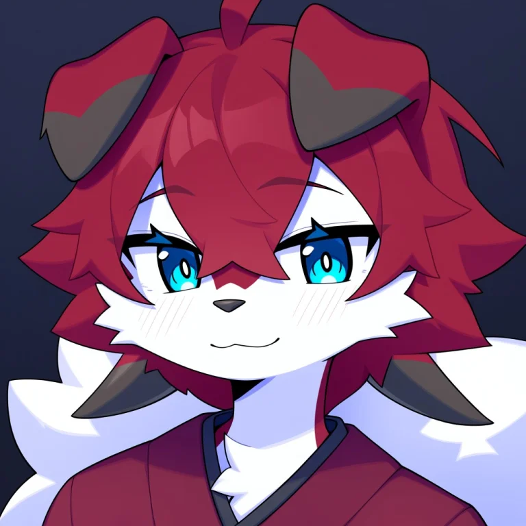 Devvoxy Best Quality, Lycanroc, Short Hair, Messy Hair, Hair...