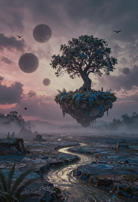 This Atmospheric Scene Captures A Surreal Yet Photographic V...