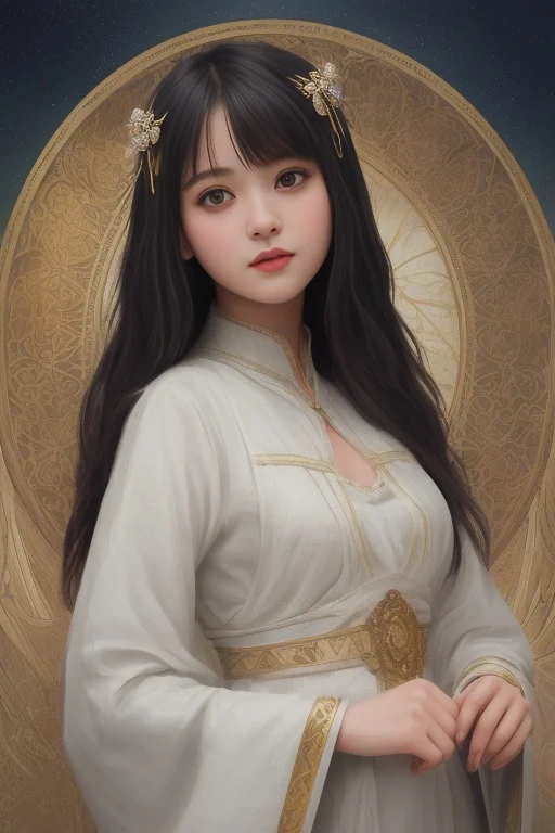Protrait Of Lliiyyuu, Liyuu2-4400, Girl In Bob Long Hair, Wi...