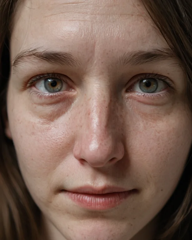 A Close Portrait Of A Womans Face Loramakeupv1-1
