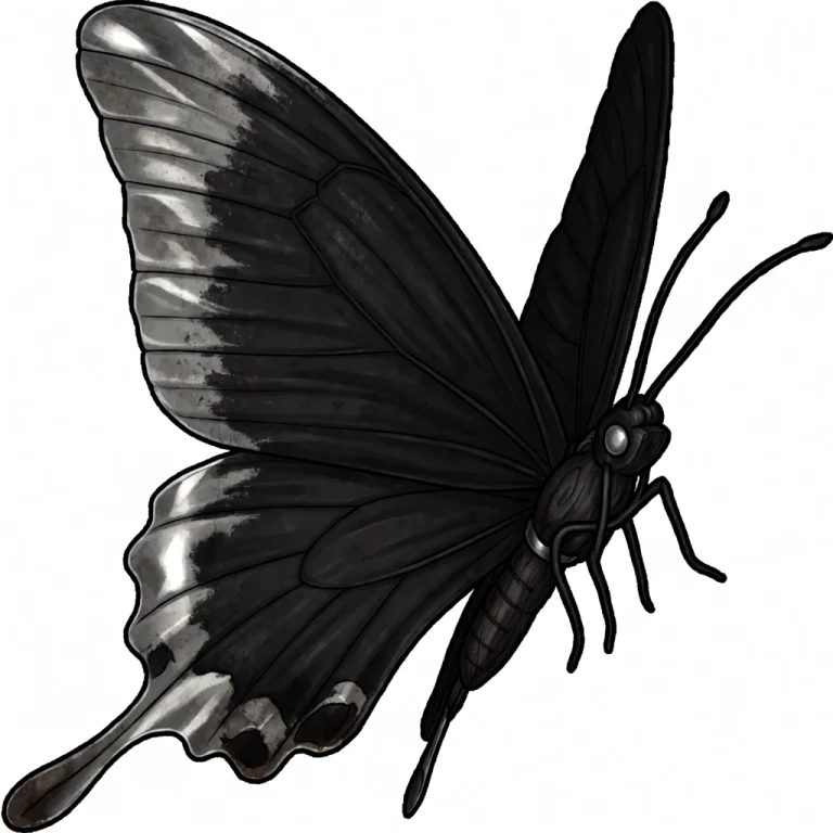 Side View Illustration With White Background Of A Silverbutt...