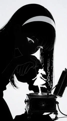 Njsw33t,zidiusart,studio Ghibli Dark A Striking, Stark Monoc... — Stable Diffusion AI Prompt: @NJSW33T,zidiusArt,Studio Ghibli Dark A striking, stark monochrome 2-tone anime...