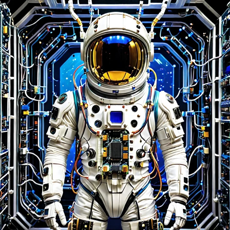 Transistors, An Astronaut Suit Entirely Composed Of Dense Ci...