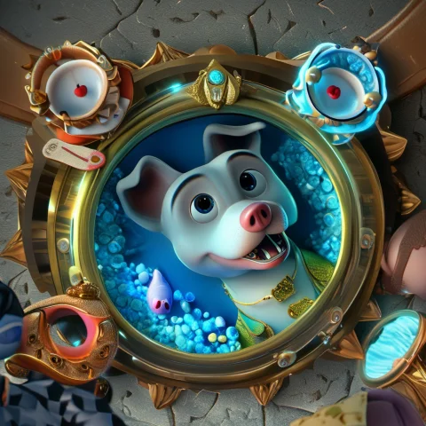 Blue Glow Best Quality, Score7, Safe, Cottoncandy, Realistic... — Stable Diffusion AI Prompt: blue glow best quality, score_7, safe, cottoncandy, realistic, disney, pixar, hi...