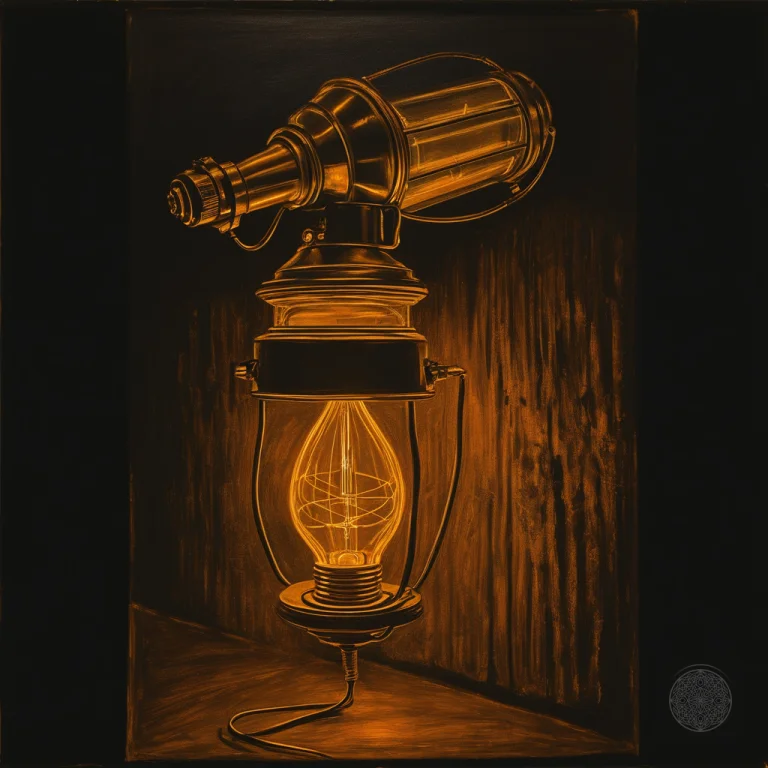 Back-alley Tattoo Parlor With Glowing Biopunk Needles, Glass...