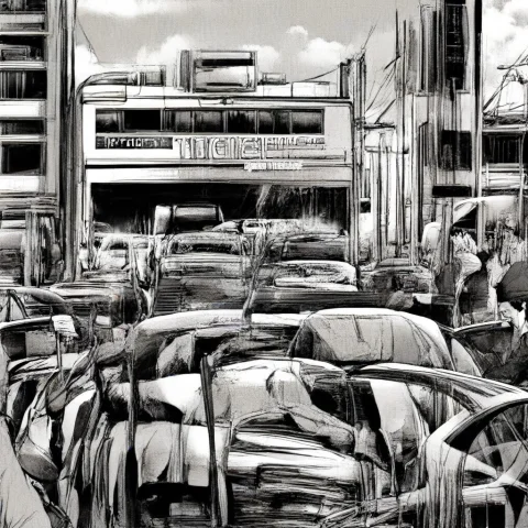 Monochrome, Greyscale, Car, Worst Quality, Motor Vehicle, Mu... — Stable Diffusion AI Prompt: monochrome, greyscale, car, worst quality, motor vehicle, multiple boys, lowres,...