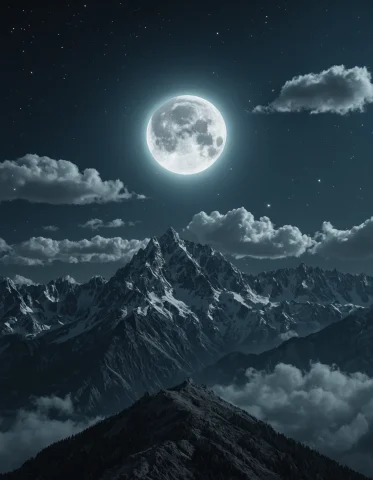 Loratargaryen Fantasy0.0,asdxohnxs. Fantasy Movie Still,, A... — SDXL AI Prompt: ,asdxohnxs. fantasy movie still,, a view of a full moon over a mountain range wi...