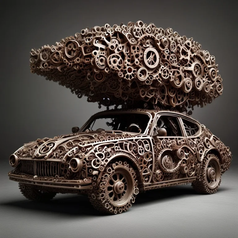 Car Made Of Gears