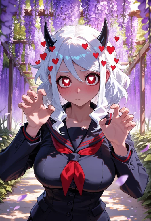 Masterpiece, Best Quality, 1girl, Solo, Modeus Helltaker, Me...