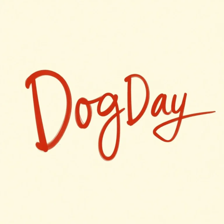 Handwritten Signature. Name Dogday. The Signature Conveys Do...