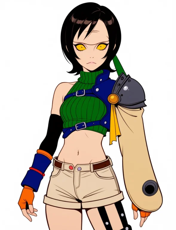 Score7, Masterpiece,best Quality, 1girl, Solo, Yuffie Kisara...