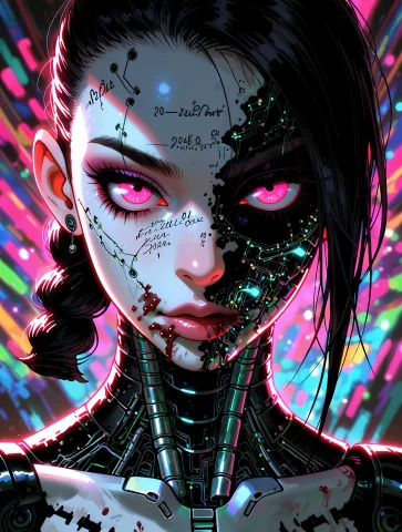 A Portrait In Graffiti Style. Street Art, Vibrant, Urban, De... — Stable Diffusion AI Prompt: A portrait in graffiti style. street art, vibrant, urban, detailed, tag, mural ....