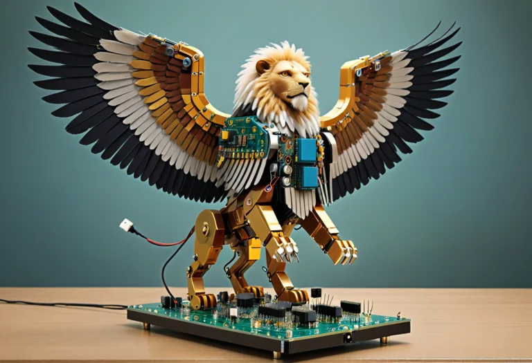Transistors, Lion With Eagle Wings, Meme, Masterpiece1.3 Bes...