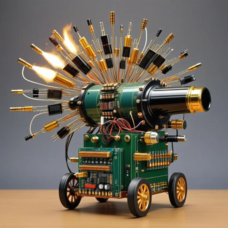 Transistors, Cannon, Fire Cannonball