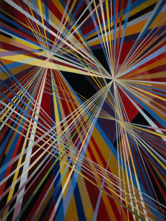 Style Rayonism, Russian Avant-garde Abstraction Circa 1912,...