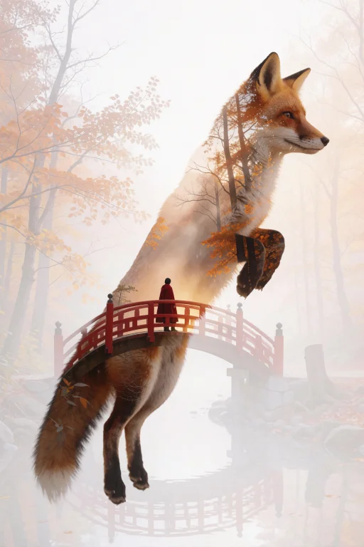 A Double Exposure Fine Art Piece, The Clean Silhouette Of A...