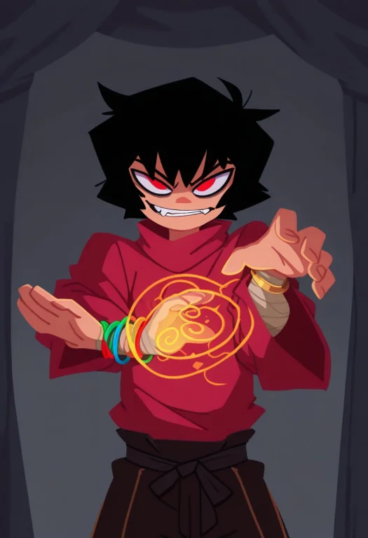 Bybigdad, Solo, 2d, 1boy, Karkat Vantas, Red Eyes, White Scl...